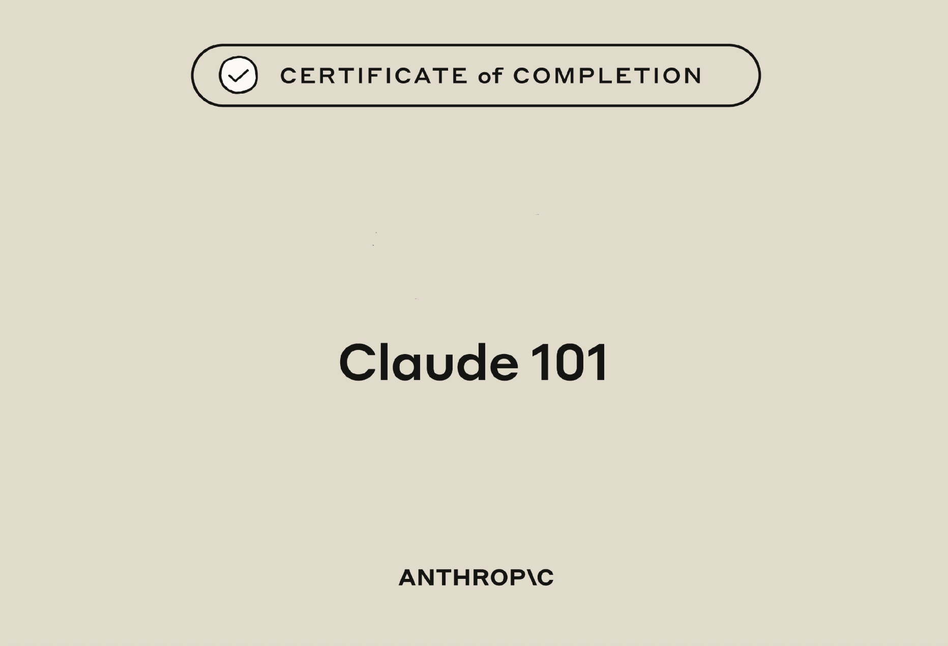 Claude 101